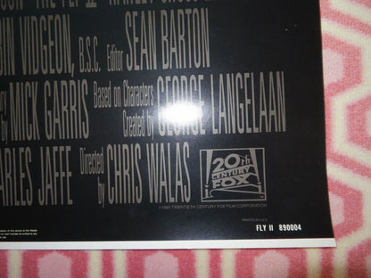 FLY II FOLDED US ONE SHEET POSTER ERIC STOLTZ CHRIS WALAS 1989 Movie posters