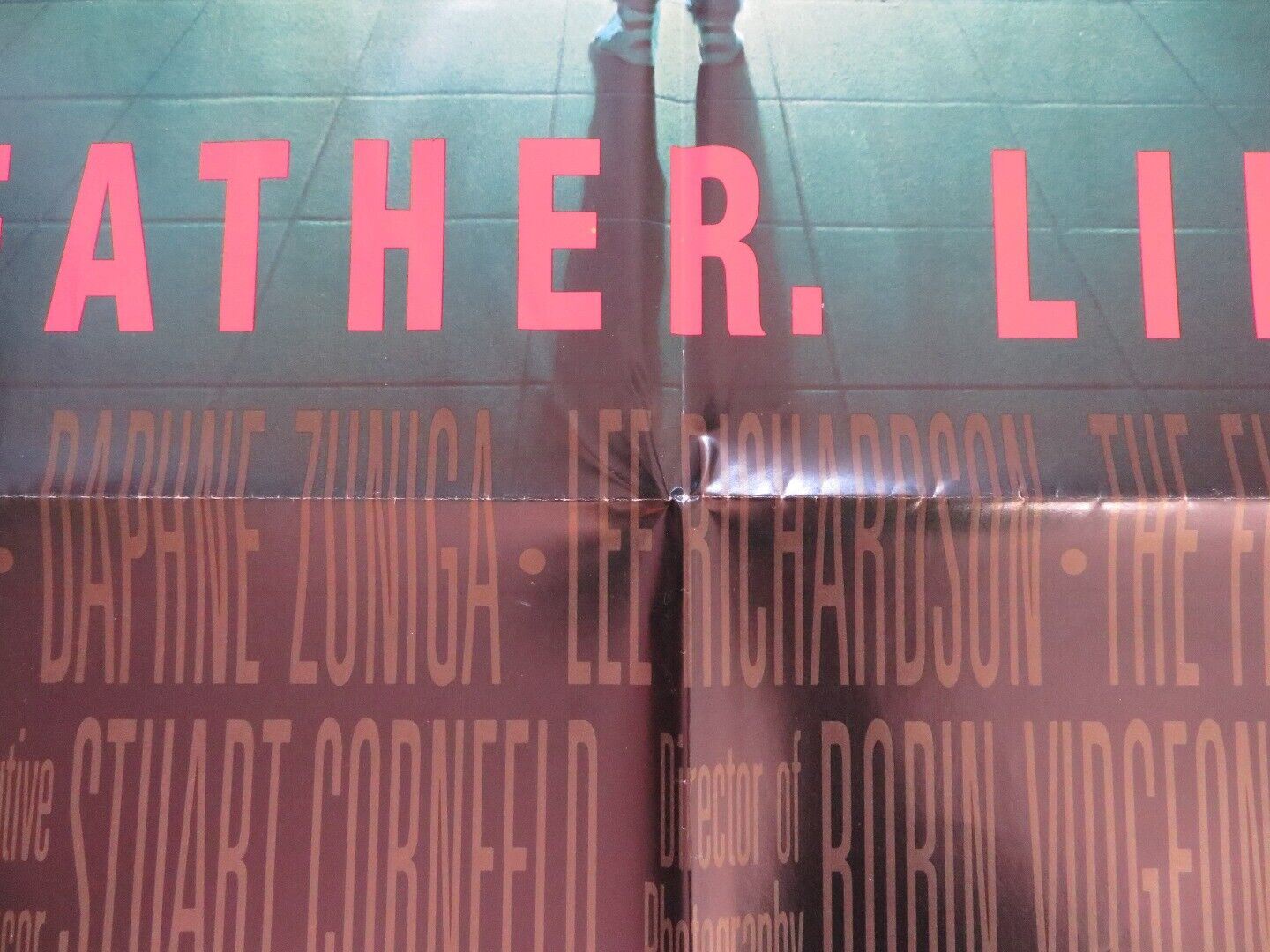 FLY II FOLDED US ONE SHEET POSTER ERIC STOLTZ CHRIS WALAS 1989 Movie posters