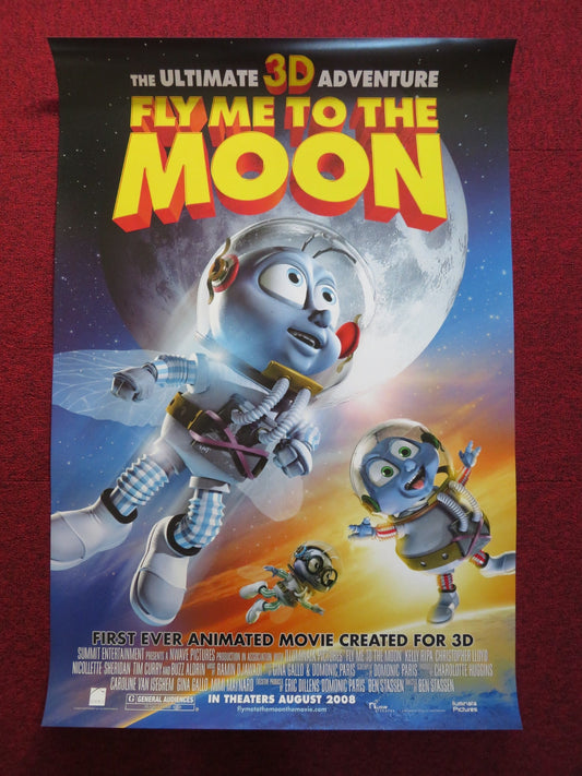 FLY ME TO THE MOON 3D US ONE SHEET ROLLED POSTER CHRISTOPHER LLOYD 2007 Rendezvous Cinema Movie posters