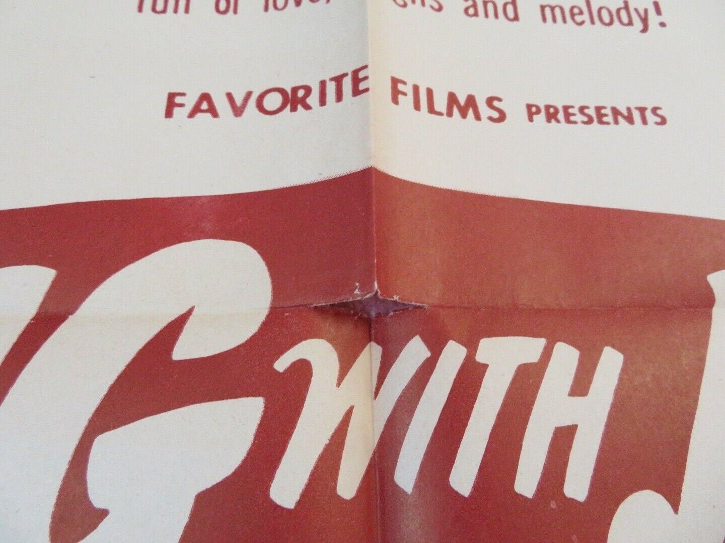 FLYING WITH MUSIC US ONE SHEET POSTER GEORGE GIVOT MARJORIE WOODWORTH - Rendezvous Cinema