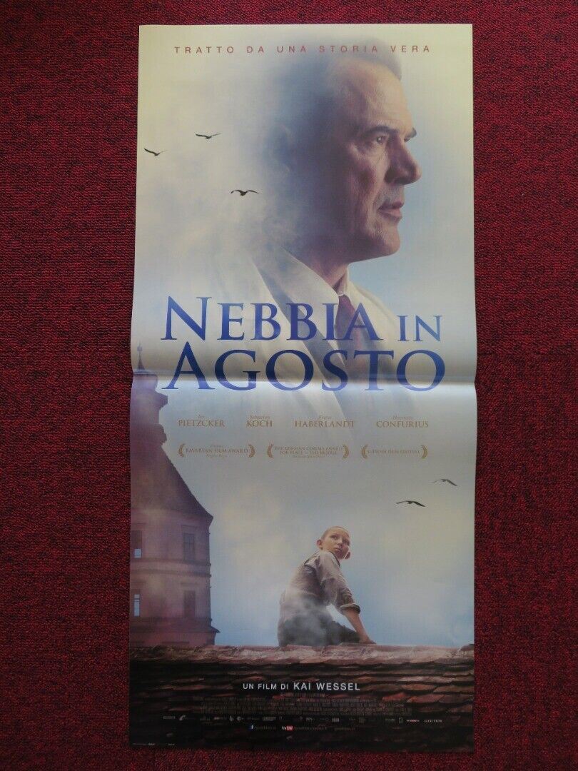 FOG IN AUGUST ITALIAN LOCANDINA (27"x12.5") POSTER IVO PIETZCKER 2016 - Rendezvous Cinema