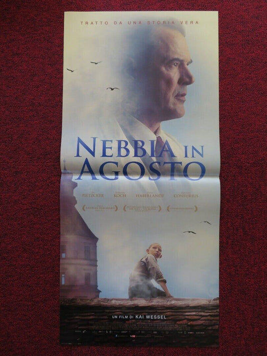 FOG IN AUGUST ITALIAN LOCANDINA (27"x12.5") POSTER IVO PIETZCKER 2016 - Rendezvous Cinema