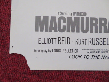 FOLLOW ME BOYS FOLDED US ONE SHEET POSTER DISNEY FRED MACMURRAY VERA MILES 1966 Movie posters