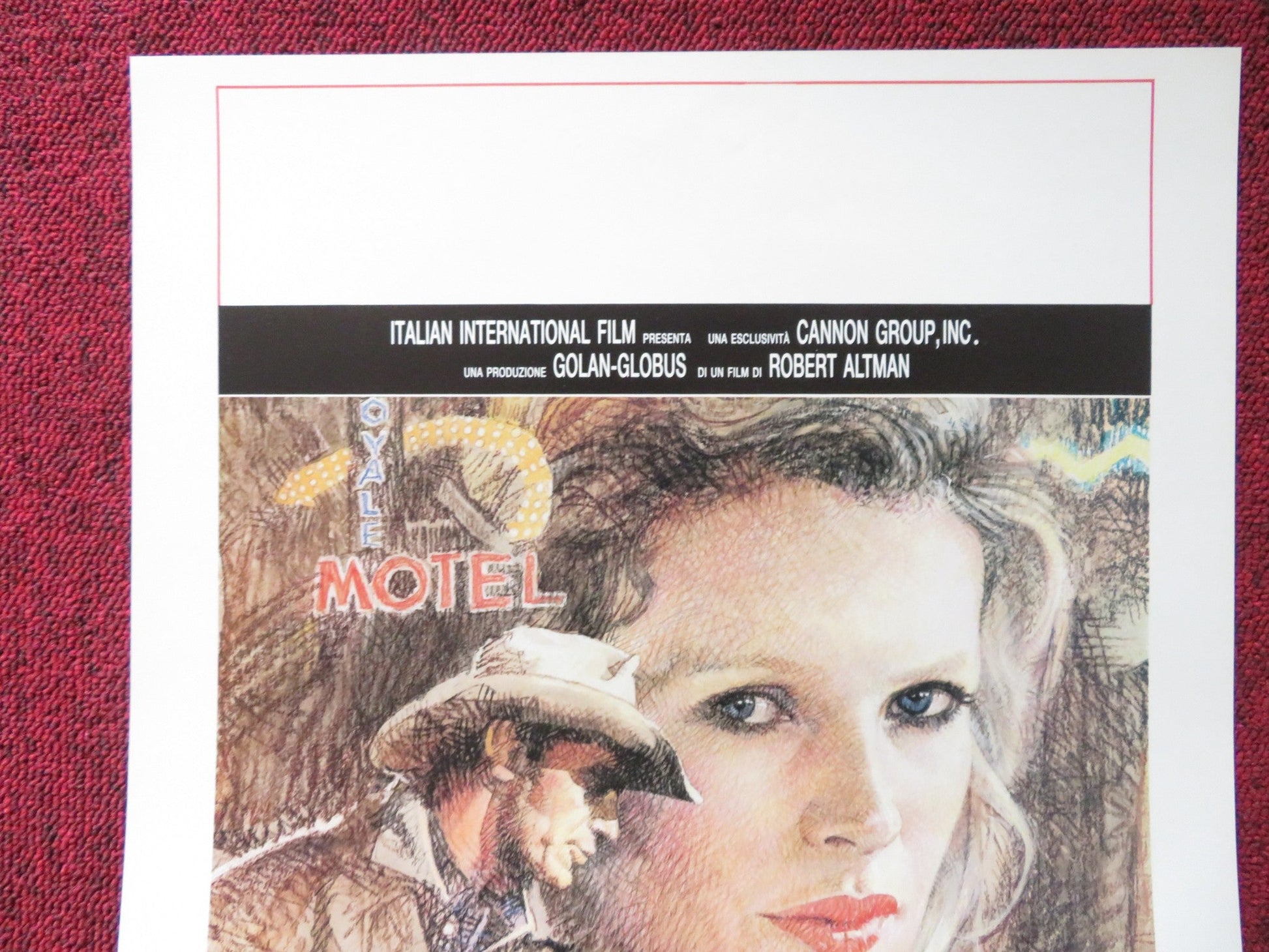 FOOL FOR LOVE ITALIAN LOCANDINA POSTER CANNON KIM BASINGER SAM SHEPARD 1986 Rendezvous Cinema Movie posters