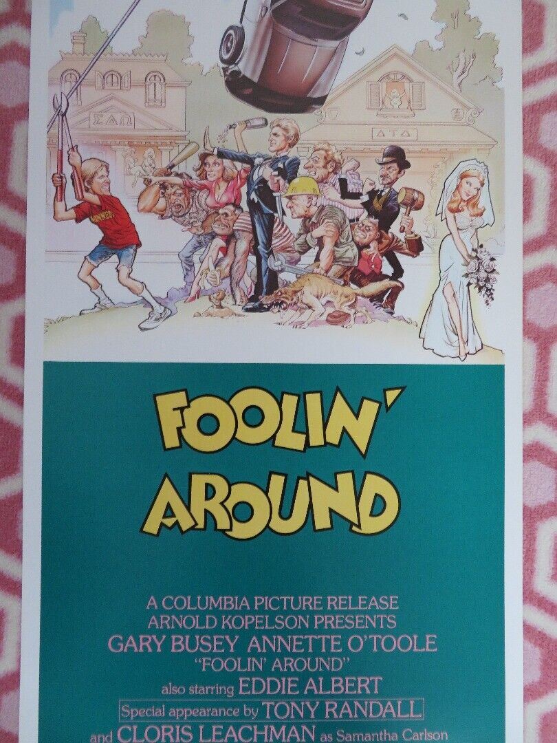 FOOLIN' AROUND US INSERT (14"x 36") POSTER GARY BUSEY ANNETTE O'TOOLE 1979 Movie posters