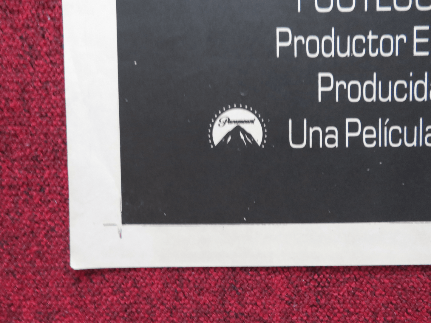 FOOTLOOSE FOLDED ARGENTINA ONE SHEET POSTER KEVIN BACON JOHN LITHGOW 1985 Rendezvous Cinema Movie posters