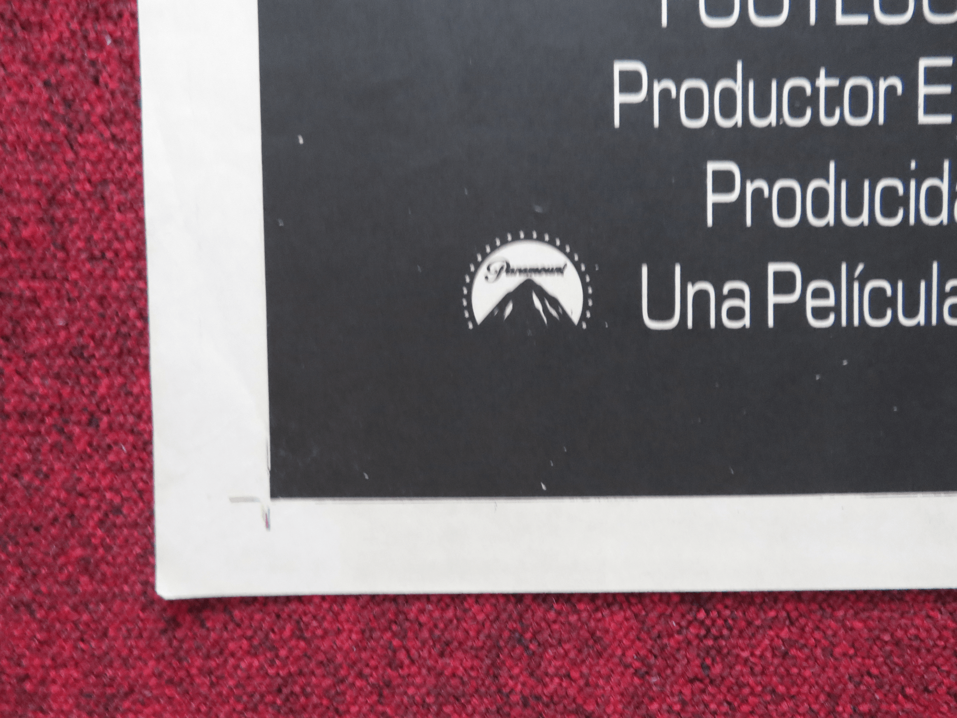 FOOTLOOSE FOLDED ARGENTINA ONE SHEET POSTER KEVIN BACON JOHN LITHGOW 1985 Rendezvous Cinema Movie posters