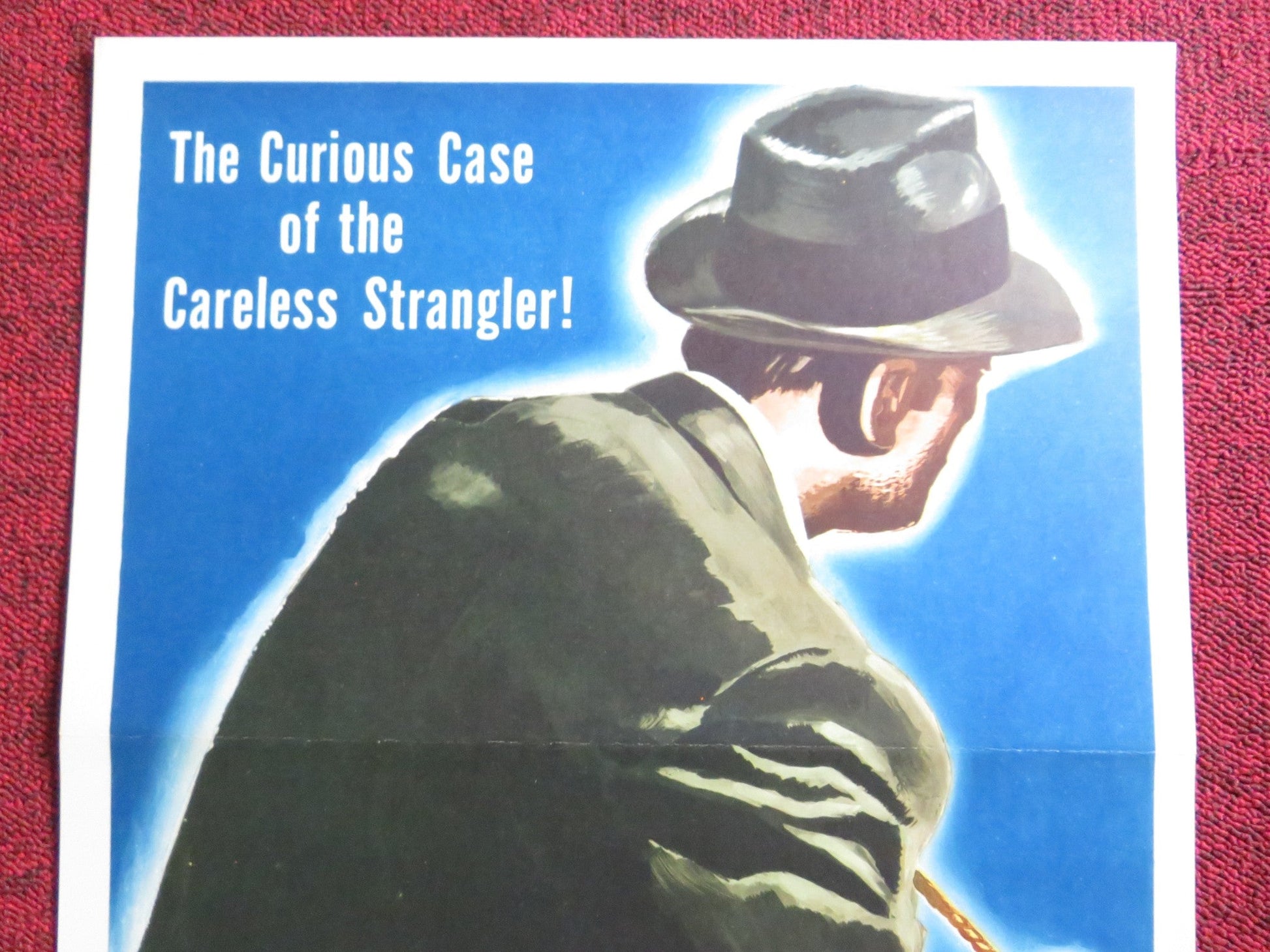 FOOTSTEPS IN THE NIGHT US INSERT (14"x 36") POSTER BILL ELLIOTT HAGGERTY 1957 Rendezvous Cinema Movie posters