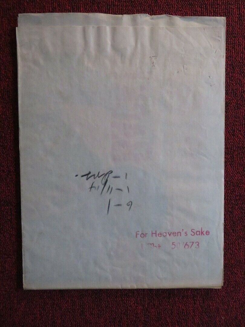 FOR HEAVEN'S SAKE FOLDED US ONE SHEET POSTER CLIFTON WEBB JOAN BENNETT 1950 Movie posters