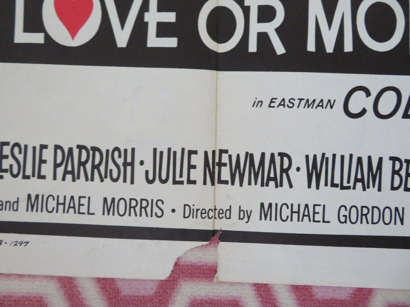 FOR LOVE OR MONEY US ONE SHEET POSTER THELMA RITTER KIRK DOUGLAS 1963 Movie posters