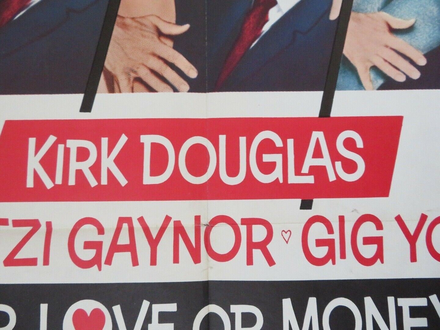 FOR LOVE OR MONEY US ONE SHEET POSTER THELMA RITTER KIRK DOUGLAS 1963 Movie posters