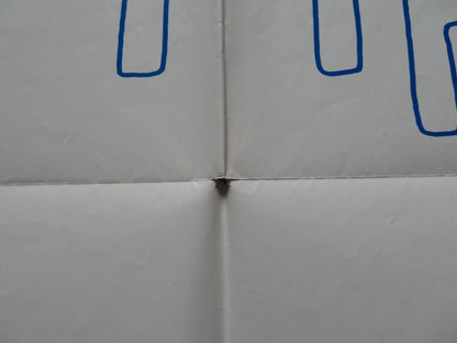 FOR PETE'S SAKE FOLDED US ONE SHEET POSTER BARBARA STREISAND M. SARRAZIN 1974 Movie posters