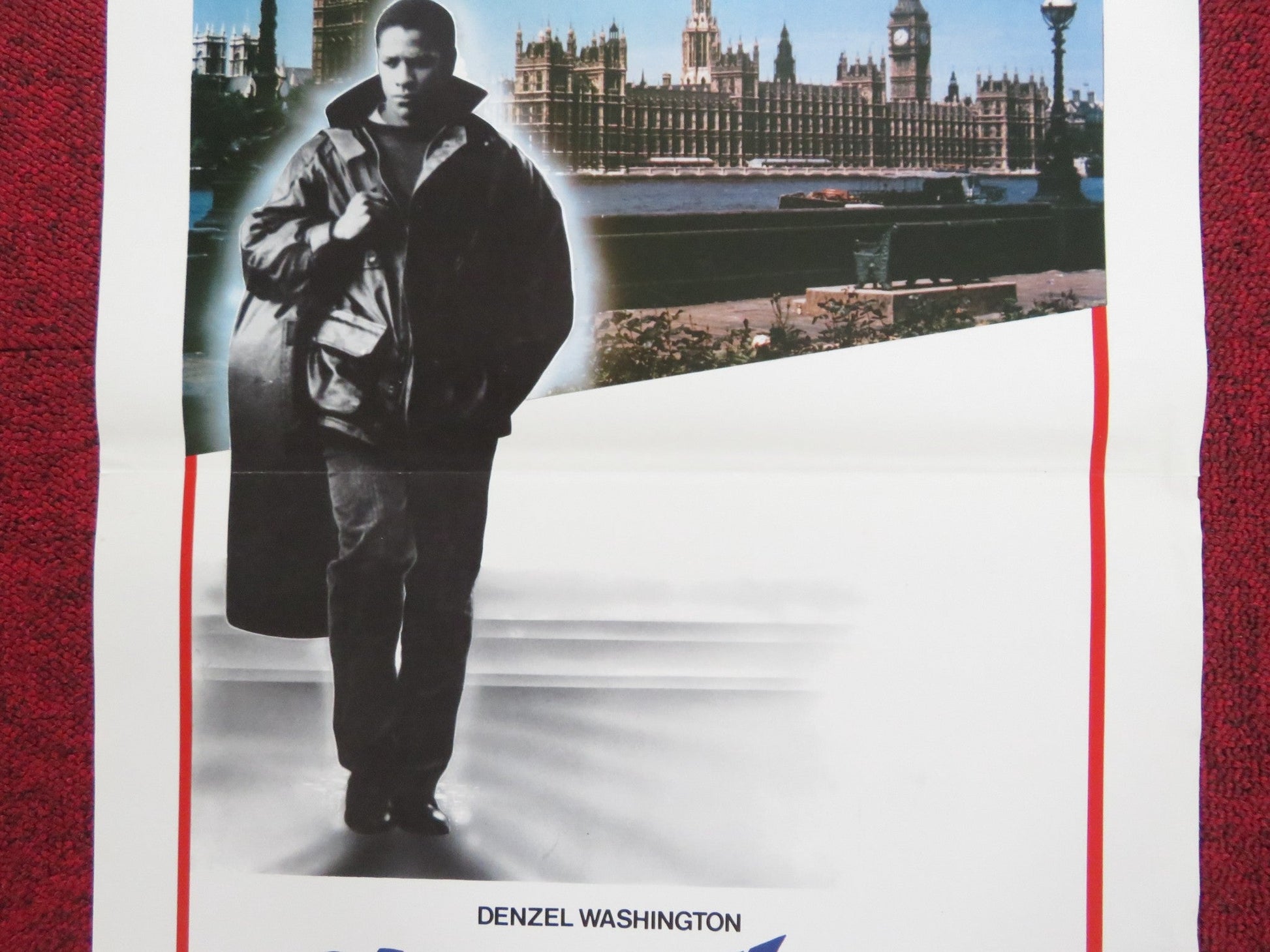 FOR QUEEN AND COUNTRY ITALIAN LOCANDINA POSTER DENZEL WASHINGTON HEALY 1988 Rendezvous Cinema Movie posters