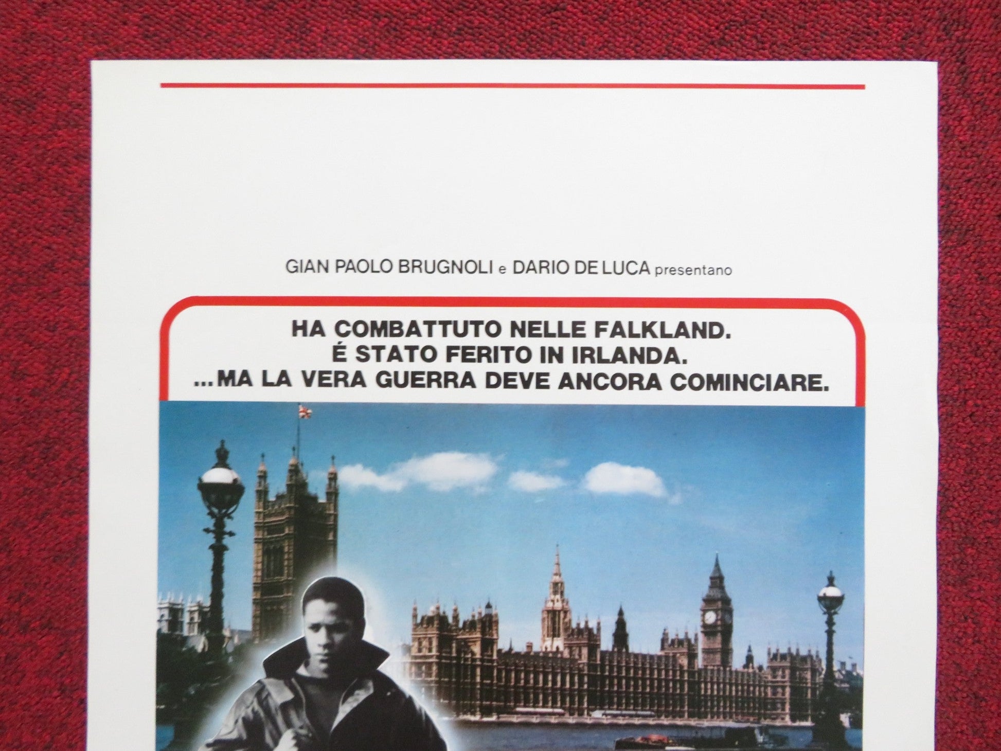FOR QUEEN AND COUNTRY ITALIAN LOCANDINA POSTER DENZEL WASHINGTON HEALY 1988 Rendezvous Cinema Movie posters