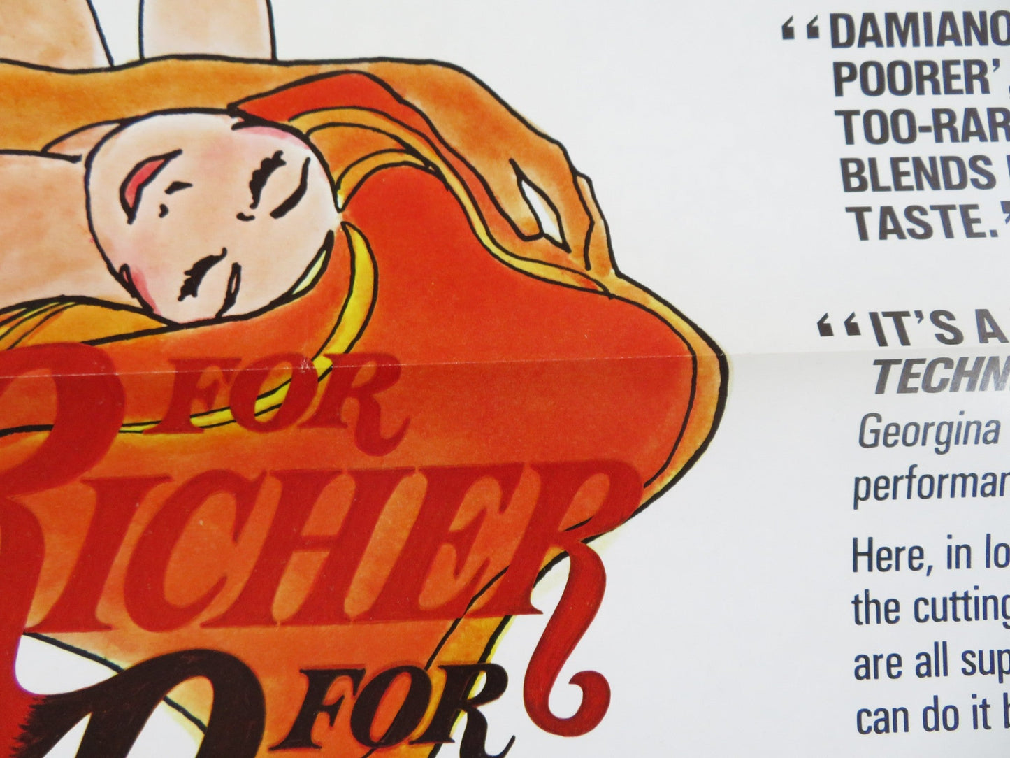 FOR RICHER FOR POORER US TRI FOLDED ONE SHEET ROLLED POSTER GEORGINA SPELVIN '79 Rendezvous Cinema Movie posters