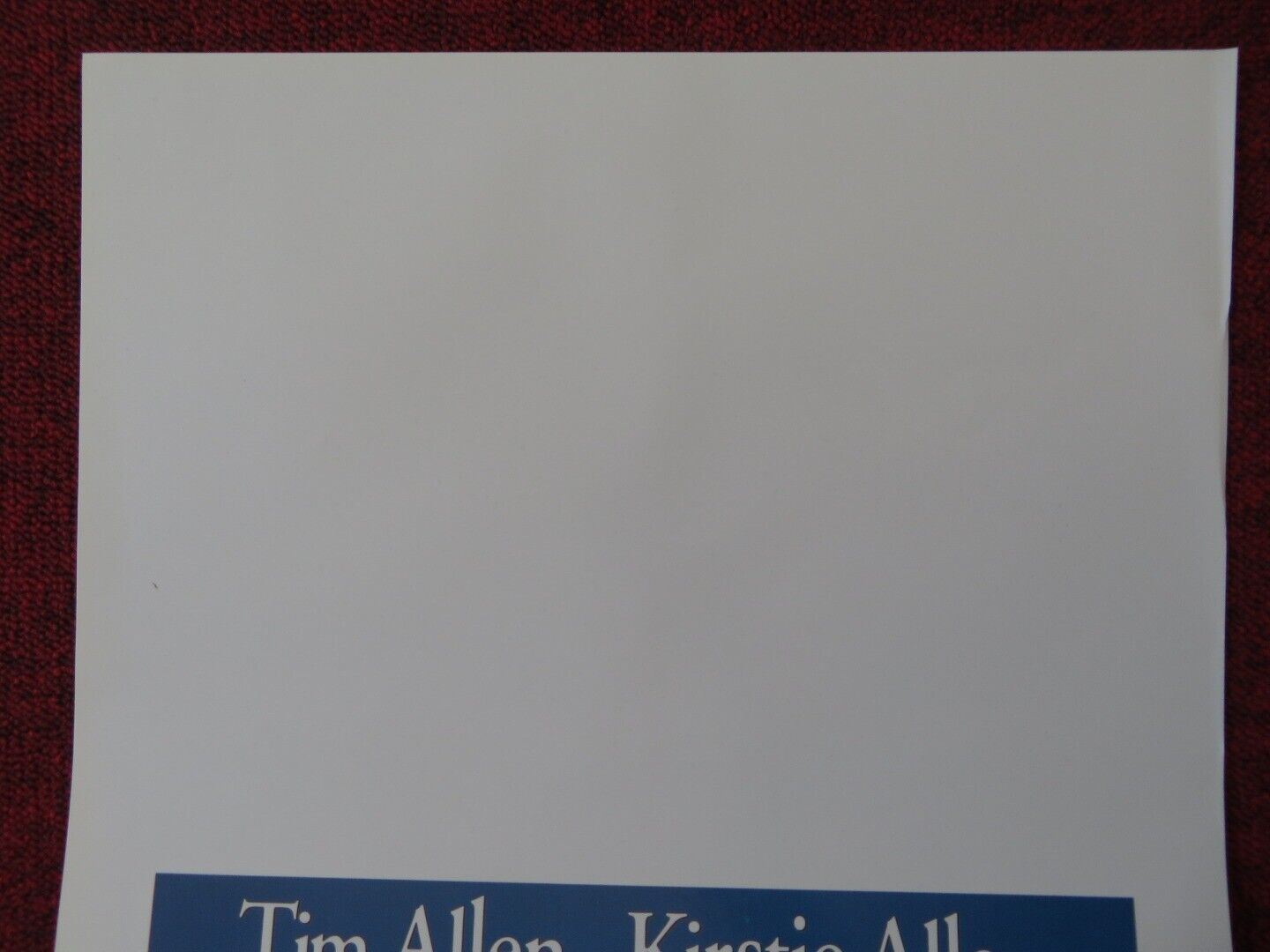 FOR RICHER OR POORER ITALIAN LOCANDINA (27.5"x13") POSTER TIM ALLEN 1998 - Rendezvous Cinema