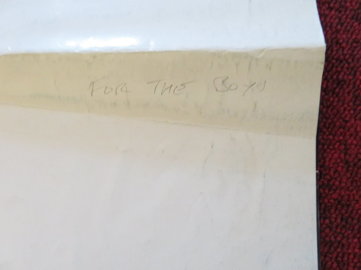 FOR THE BOYS UK QUAD POSTER FOLDED BETTE MIDLER JAMES CAAN 1991 Rendezvous Cinema Movie posters