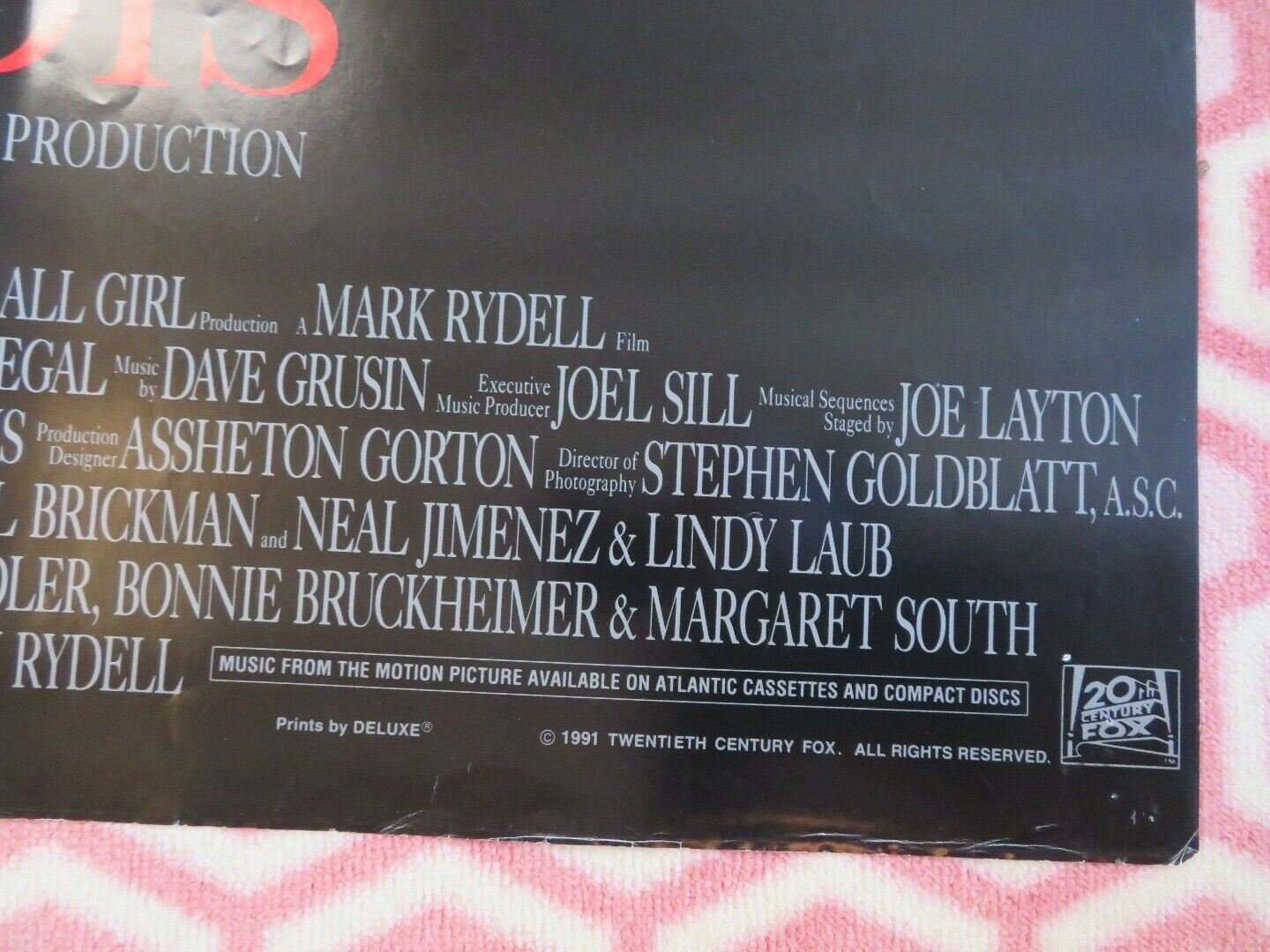 FOR THE BOYS US ONE SHEET POSTER BETTE MIDLER JAMES CAAN 1991 Movie posters