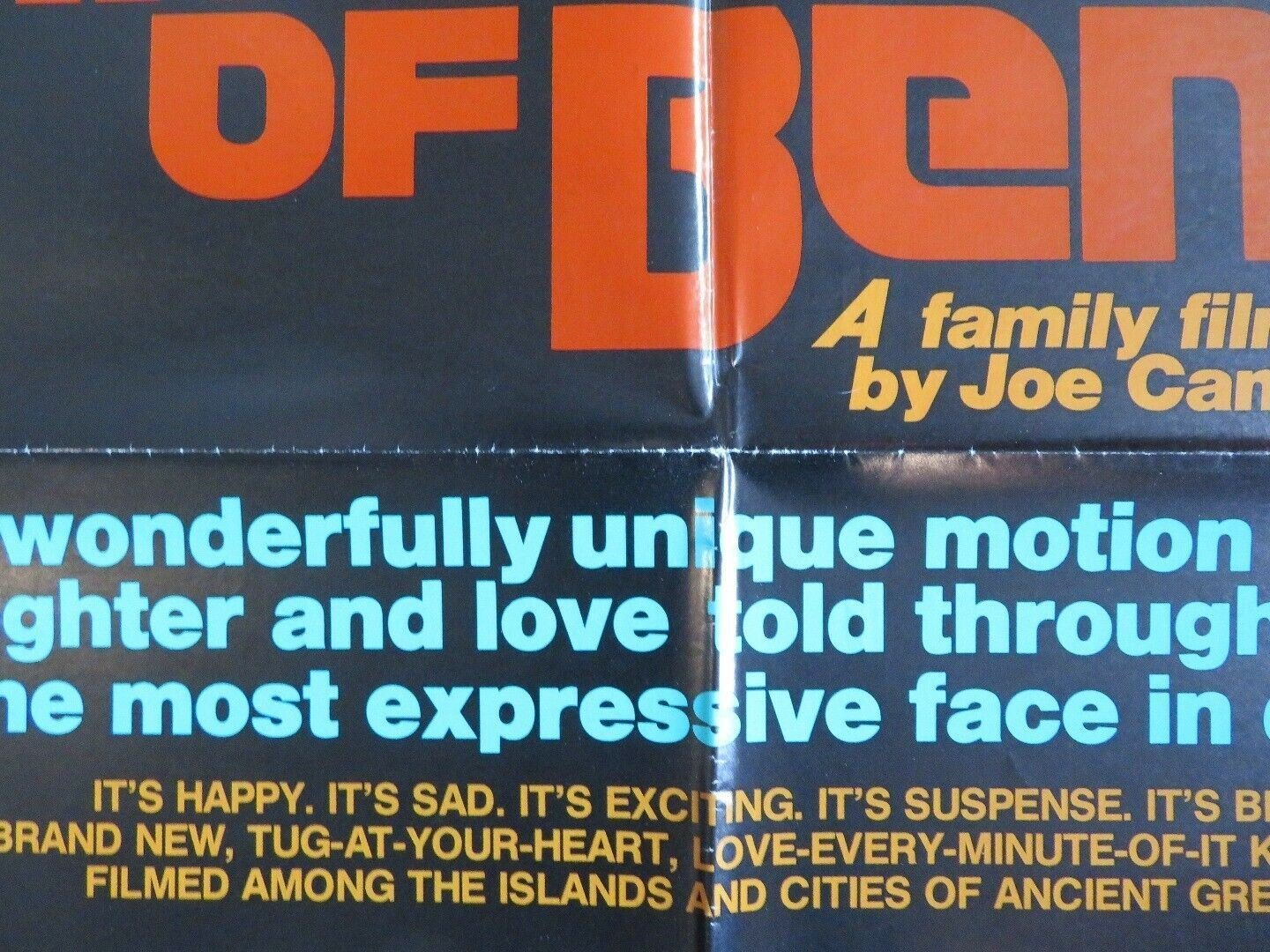 FOR THE LOVE OF BENJI STYLE B US ONE SHEET POSTER PATSY GARRETT 1977 Movie posters