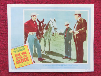 FOR THE LOVE OF MIKE US LOBBY CARD FULL SET RICHARD BASEHEART STUARY ERWIN 1960 Rendezvous Cinema Movie posters