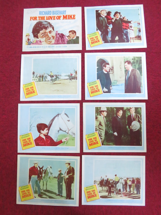 FOR THE LOVE OF MIKE US LOBBY CARD FULL SET RICHARD BASEHEART STUARY ERWIN 1960 Rendezvous Cinema Movie posters