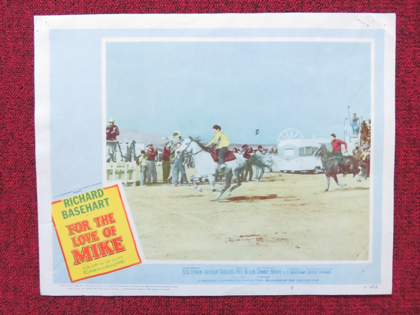 FOR THE LOVE OF MIKE US LOBBY CARD FULL SET RICHARD BASEHEART STUARY ERWIN 1960 Rendezvous Cinema Movie posters