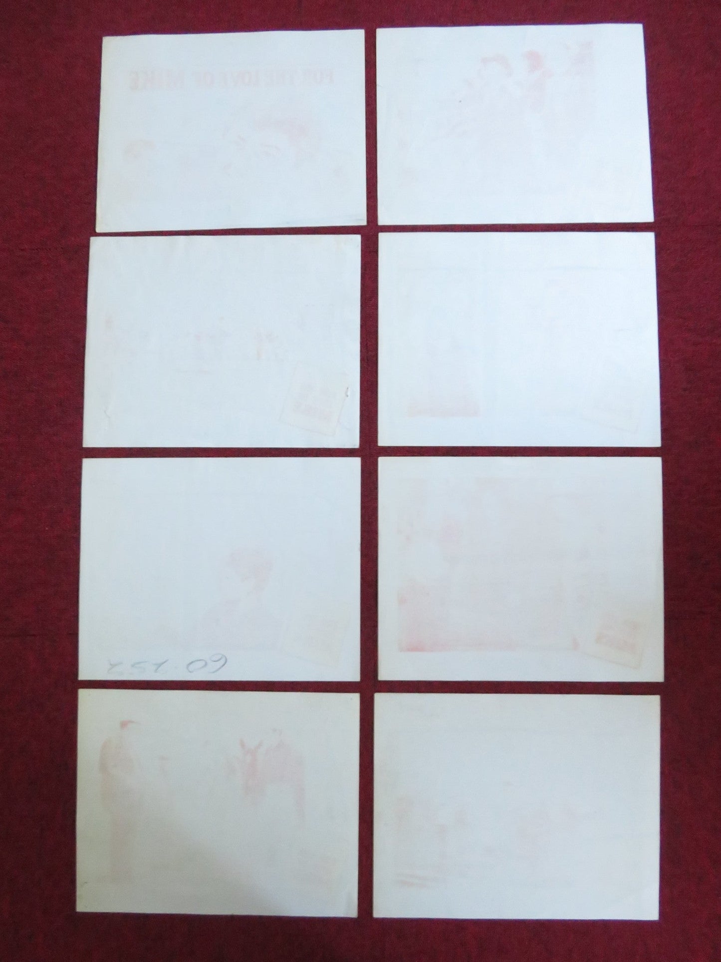 FOR THE LOVE OF MIKE US LOBBY CARD FULL SET RICHARD BASEHEART STUARY ERWIN 1960 Rendezvous Cinema Movie posters