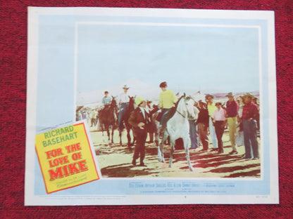 FOR THE LOVE OF MIKE US LOBBY CARD FULL SET RICHARD BASEHEART STUARY ERWIN 1960 Rendezvous Cinema Movie posters