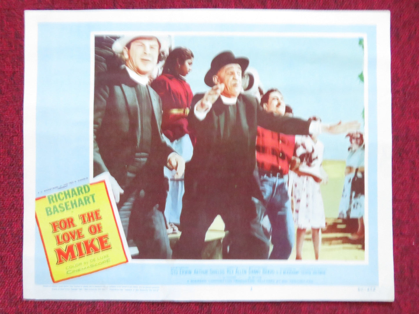 FOR THE LOVE OF MIKE US LOBBY CARD FULL SET RICHARD BASEHEART STUARY ERWIN 1960 Rendezvous Cinema Movie posters