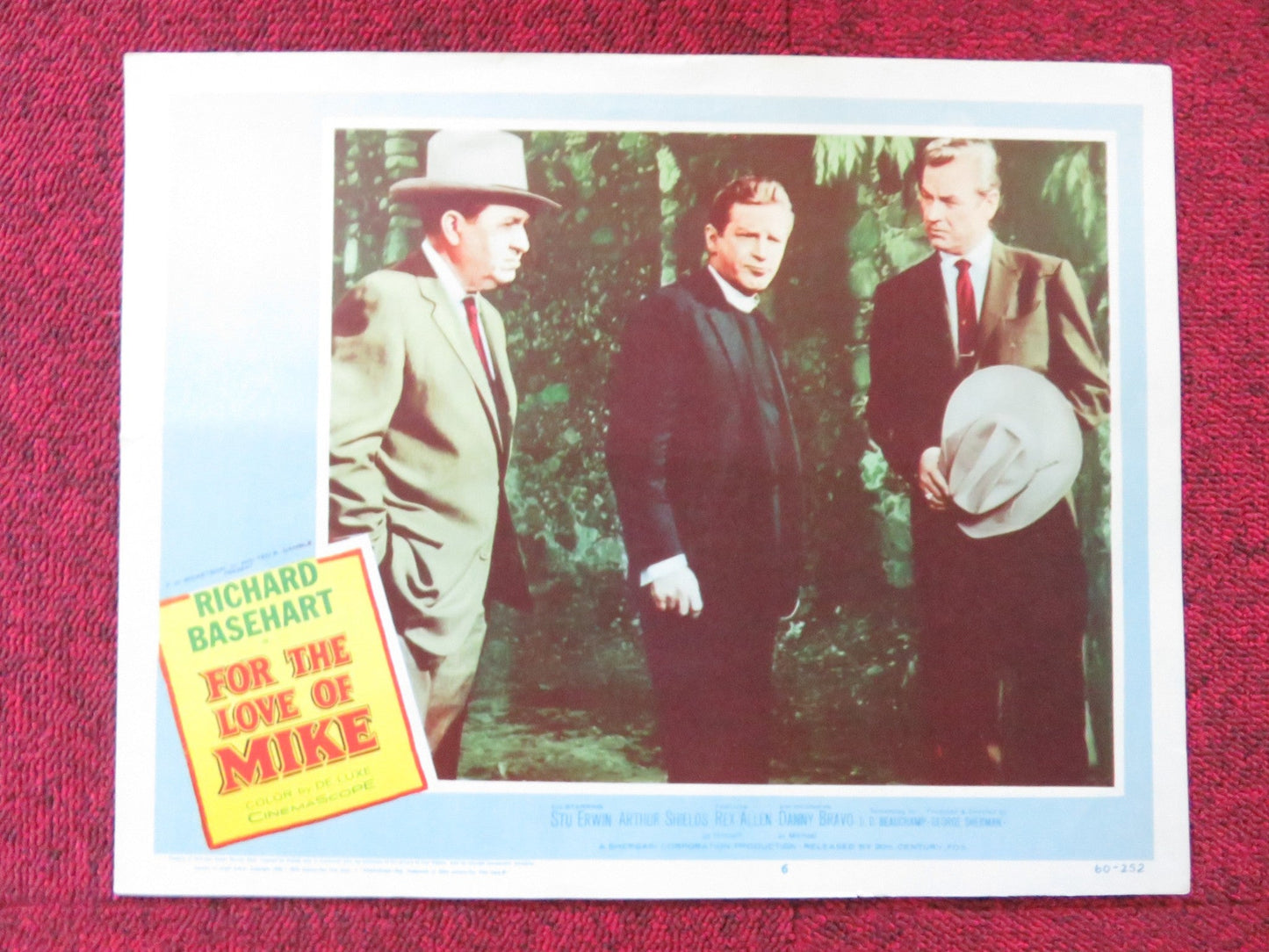 FOR THE LOVE OF MIKE US LOBBY CARD FULL SET RICHARD BASEHEART STUARY ERWIN 1960 Rendezvous Cinema Movie posters