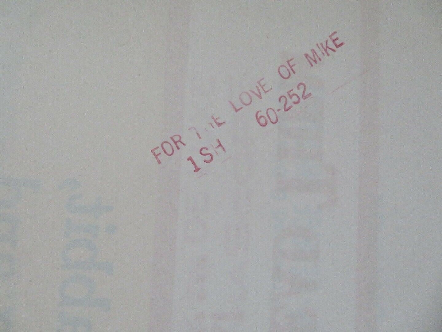 FOR THE LOVE OF MIKE US ONE SHEET POSTER RICHARD BASEHART 1960 Movie posters