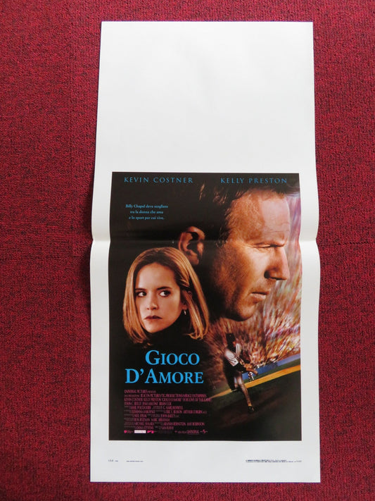 FOR THE LOVE OF THE GAME ITALIAN LOCANDINA POSTER KEVIN COSTNER K. PRESTON 2000 Rendezvous Cinema Movie posters