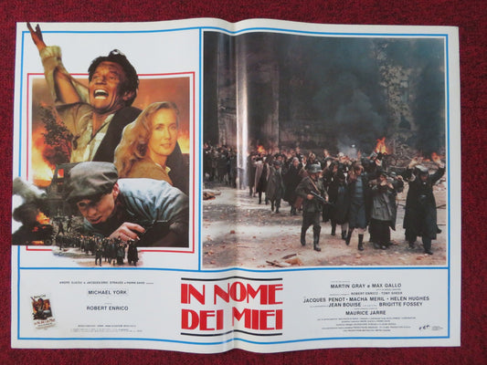 FOR THOSE I LOVED - B ITALIAN FOTOBUSTA POSTER MICHAEL YORK BRIGITTE FOSSEY 1983 Rendezvous Cinema Movie posters