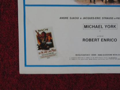 FOR THOSE I LOVED - B ITALIAN FOTOBUSTA POSTER MICHAEL YORK BRIGITTE FOSSEY 1983 Rendezvous Cinema Movie posters