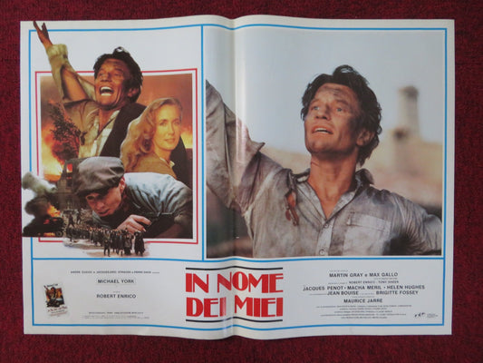 FOR THOSE I LOVED - D ITALIAN FOTOBUSTA POSTER MICHAEL YORK BRIGITTE FOSSEY 1983 Rendezvous Cinema Movie posters