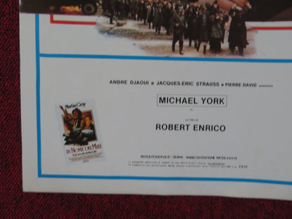 FOR THOSE I LOVED - D ITALIAN FOTOBUSTA POSTER MICHAEL YORK BRIGITTE FOSSEY 1983 Rendezvous Cinema Movie posters