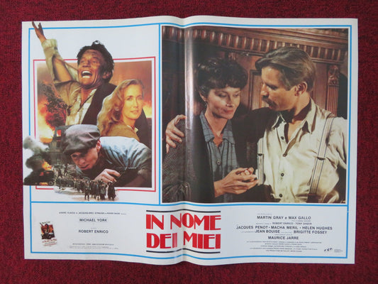 FOR THOSE I LOVED - E ITALIAN FOTOBUSTA POSTER MICHAEL YORK BRIGITTE FOSSEY 1983 Rendezvous Cinema Movie posters
