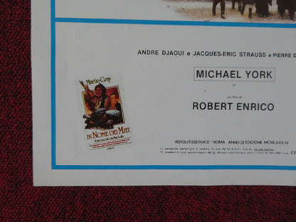 FOR THOSE I LOVED - E ITALIAN FOTOBUSTA POSTER MICHAEL YORK BRIGITTE FOSSEY 1983 Rendezvous Cinema Movie posters