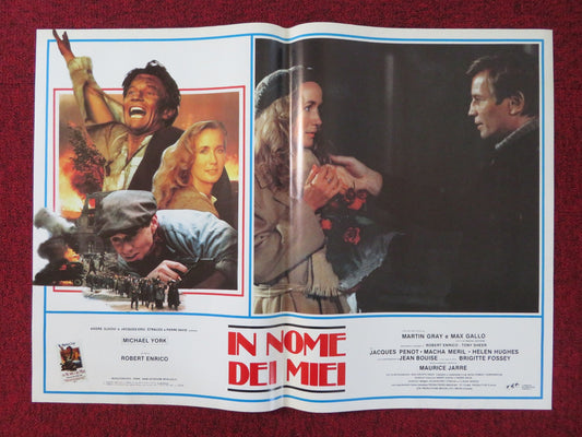 FOR THOSE I LOVED - F ITALIAN FOTOBUSTA POSTER MICHAEL YORK BRIGITTE FOSSEY 1983 Rendezvous Cinema Movie posters