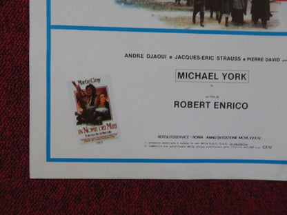 FOR THOSE I LOVED - G ITALIAN FOTOBUSTA POSTER MICHAEL YORK BRIGITTE FOSSEY 1983 Rendezvous Cinema Movie posters