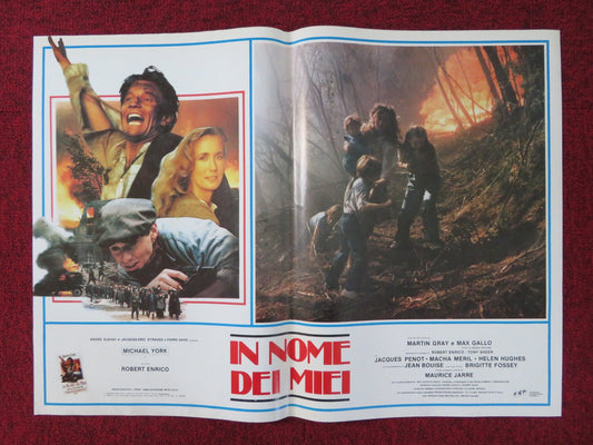 FOR THOSE I LOVED - H ITALIAN FOTOBUSTA POSTER MICHAEL YORK BRIGITTE FOSSEY 1983 Rendezvous Cinema Movie posters