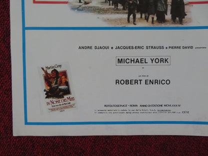 FOR THOSE I LOVED - H ITALIAN FOTOBUSTA POSTER MICHAEL YORK BRIGITTE FOSSEY 1983 Rendezvous Cinema Movie posters