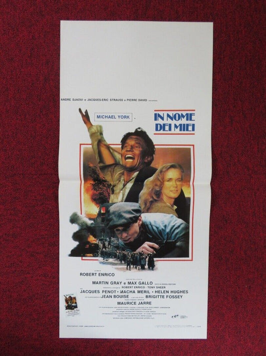 FOR THOSE I LOVED ITALIAN LOCANDINA (27.5"x13") POSTER MICHAEL YORK 1983 Movie posters