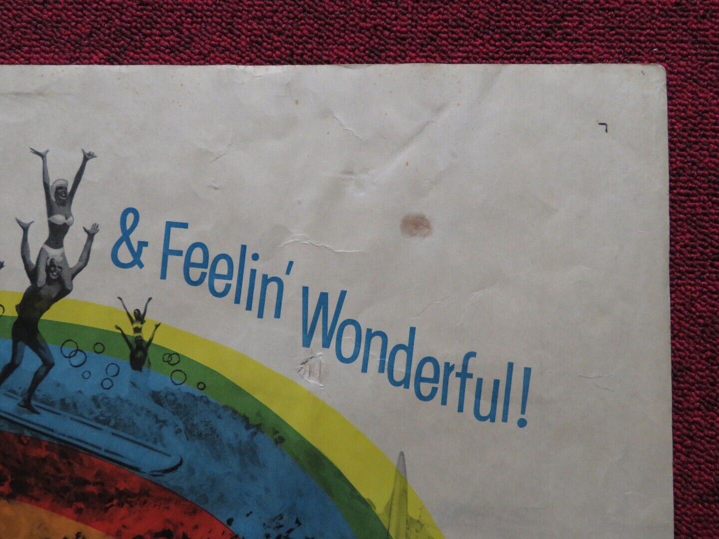 FOR THOSE WHO THINK FOLDED U.S HALF SHEET POSTER JAMES DARREN PAMELA TIFFIN 1964 - Rendezvous Cinema