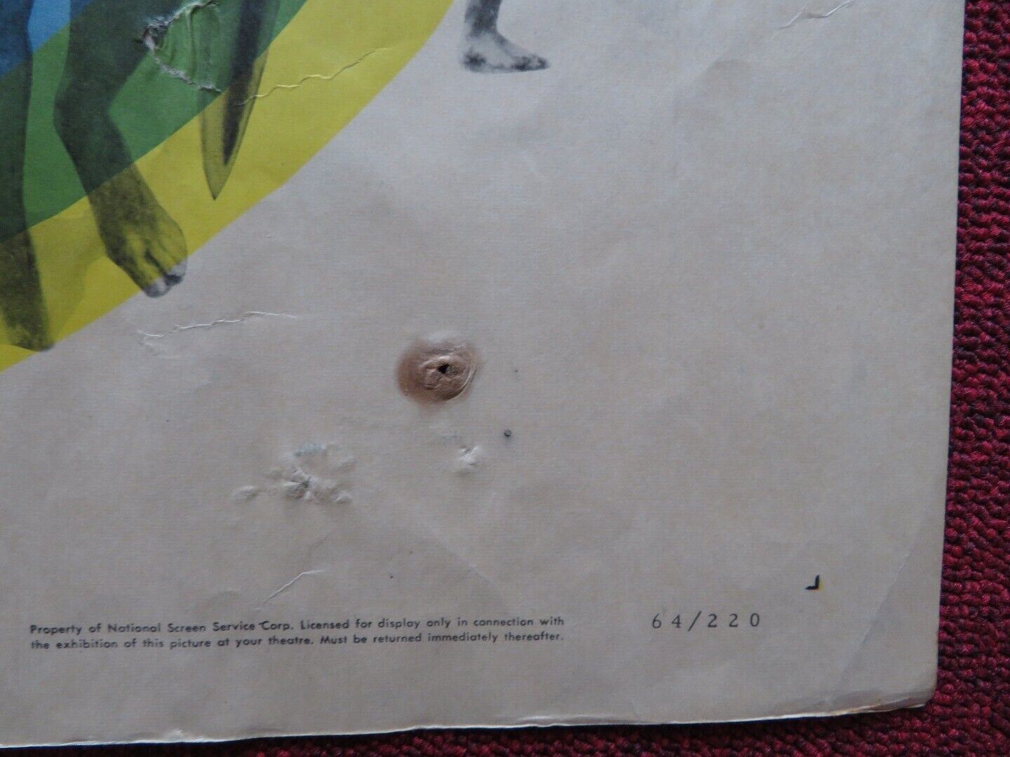 FOR THOSE WHO THINK FOLDED U.S HALF SHEET POSTER JAMES DARREN PAMELA TIFFIN 1964 - Rendezvous Cinema