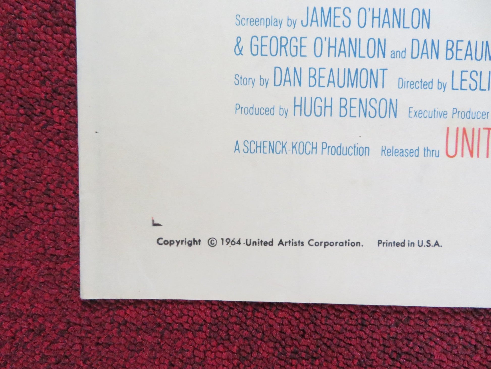 FOR THOSE WHO THINK YOUNG US HALF SHEET (22"x 28") POSTERJAMES DARREN 1964 Rendezvous Cinema Movie posters