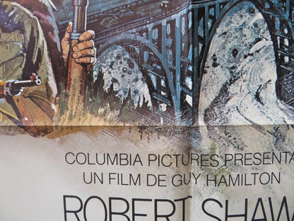 FORCE 10 FROM NAVARONE SPANISH ONE SHEET FOLDED POSTER HARRISON FORD ROBERT SHAW - Rendezvous Cinema