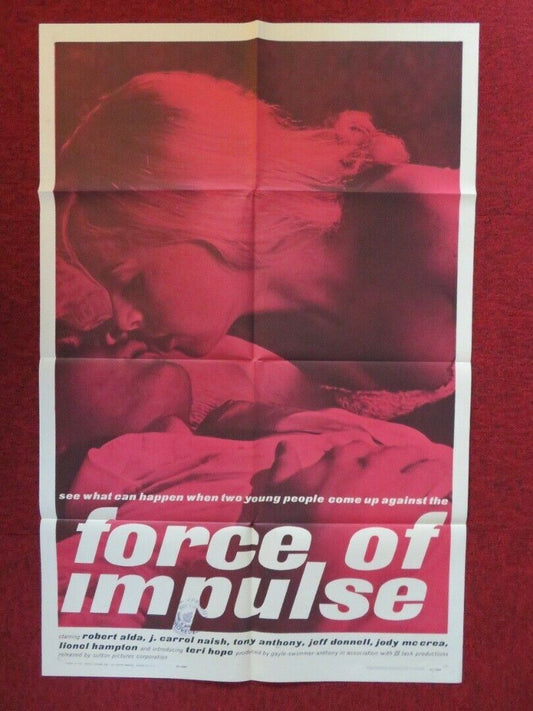 FORCE OF IMPULSE FOLDED US ONE SHEET POSTER 1961 - Rendezvous Cinema