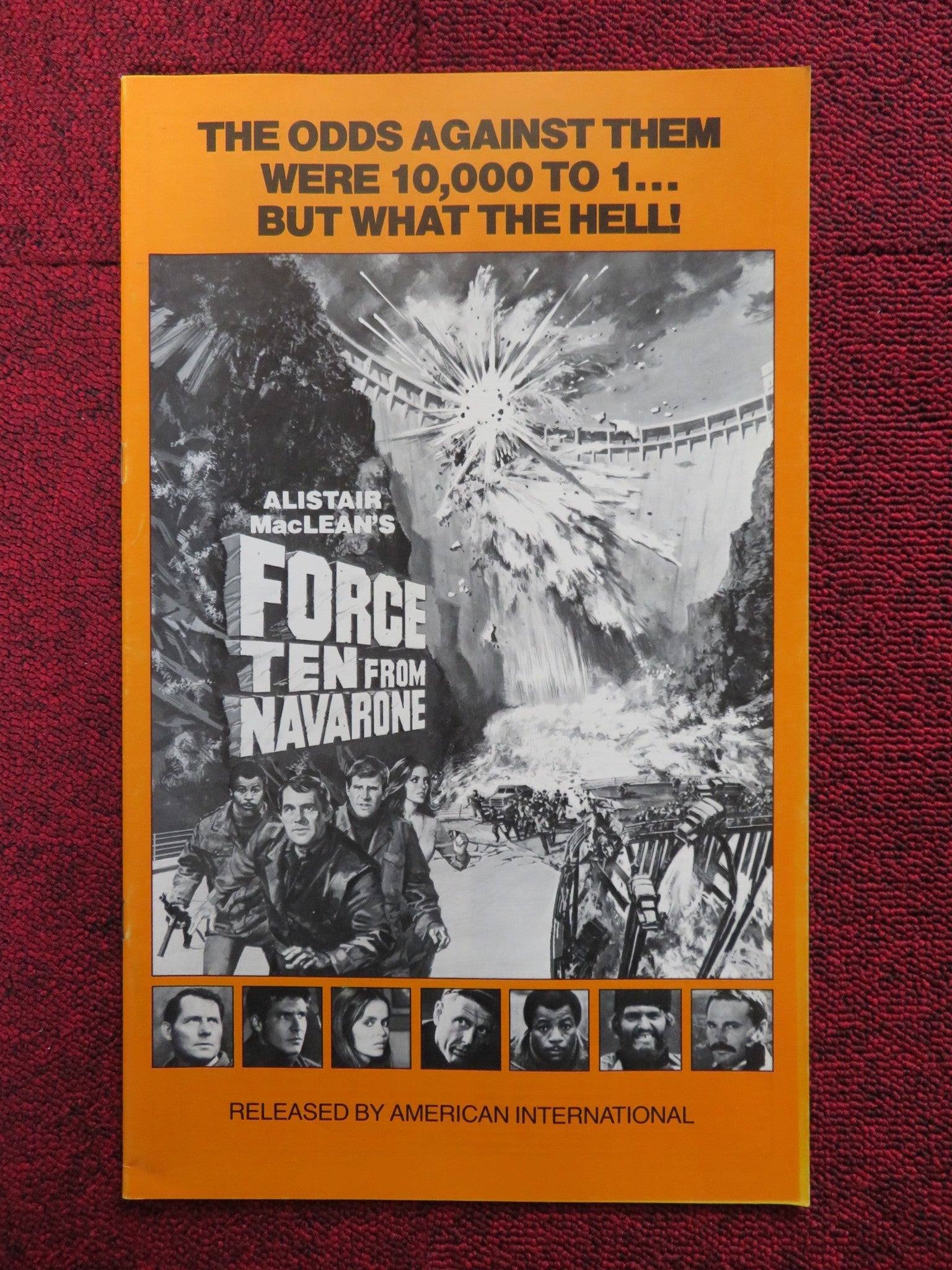 FORCE TEN FROM NAVARONE - PRESSBOOK UNCUT AMERICAN INTERNATIONAL ROBERT SHAW 1978 Rendezvous Cinema Movie posters