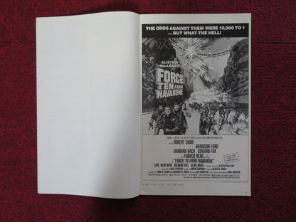 FORCE TEN FROM NAVARONE - PRESSBOOK UNCUT AMERICAN INTERNATIONAL ROBERT SHAW 1978 Rendezvous Cinema Movie posters